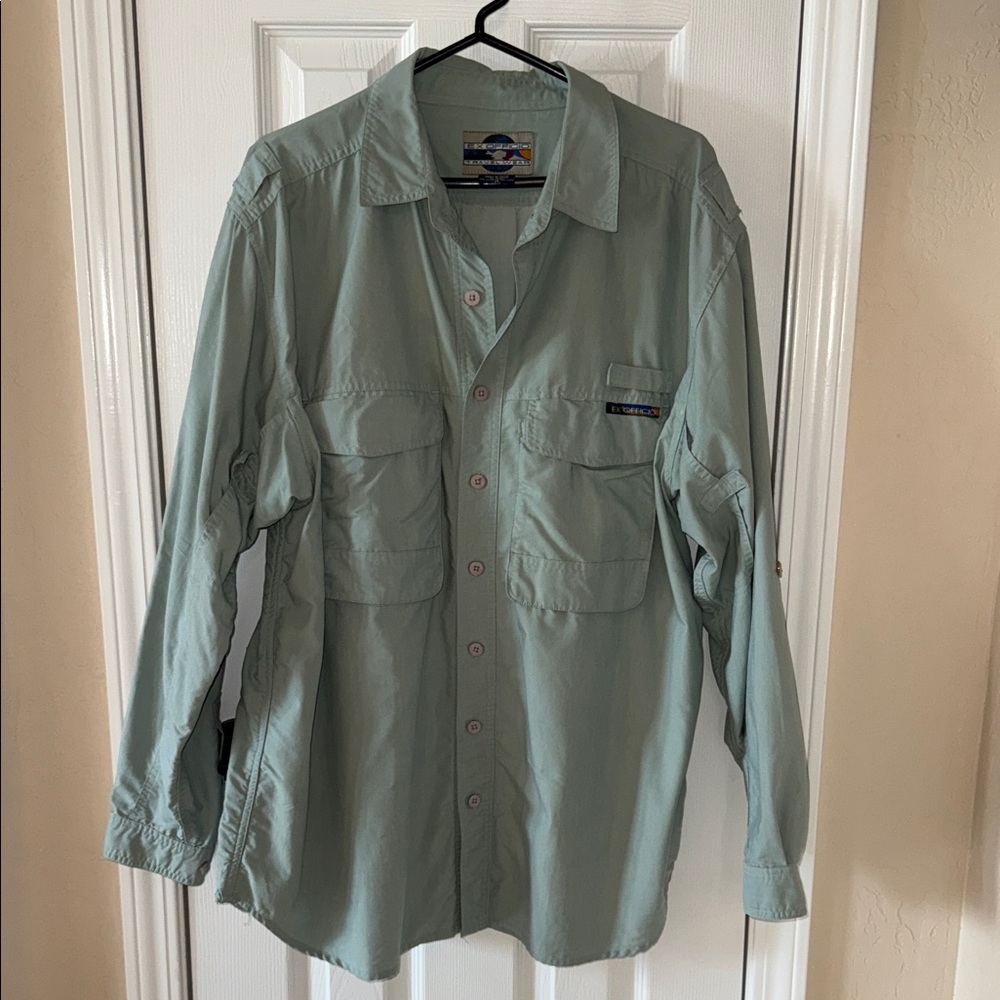 Exofficio Men's Sage Green Shirt XL